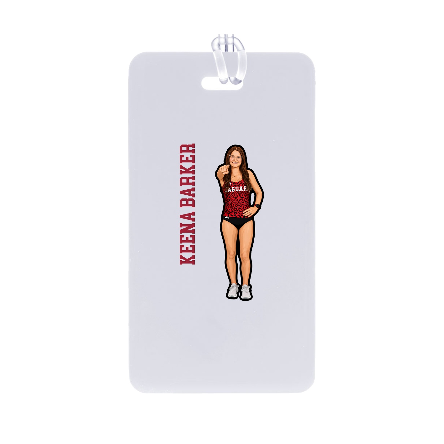 Bag Tag — Name Vertical in Classic