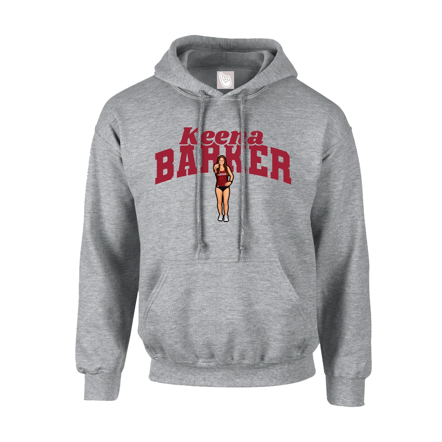 Hoodie — Signature Arch in Grey