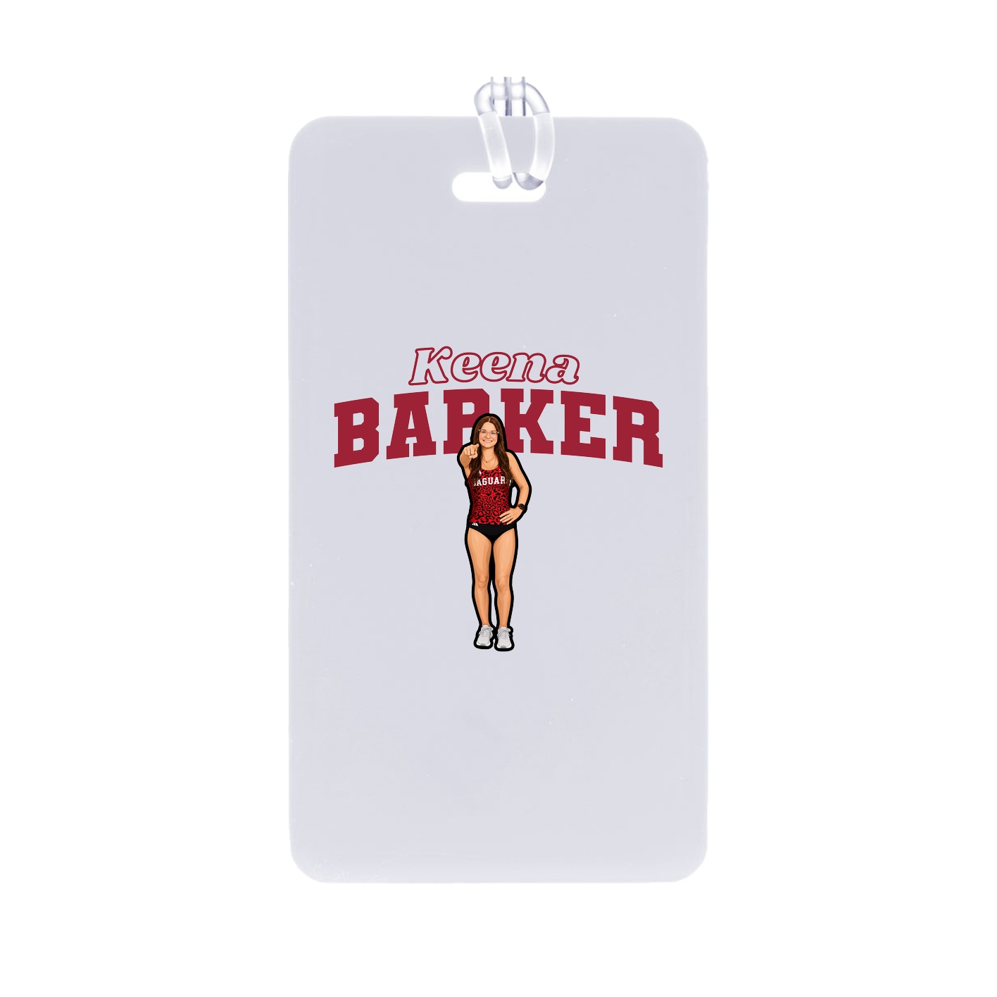 Bag Tag — Name Arch in Classic