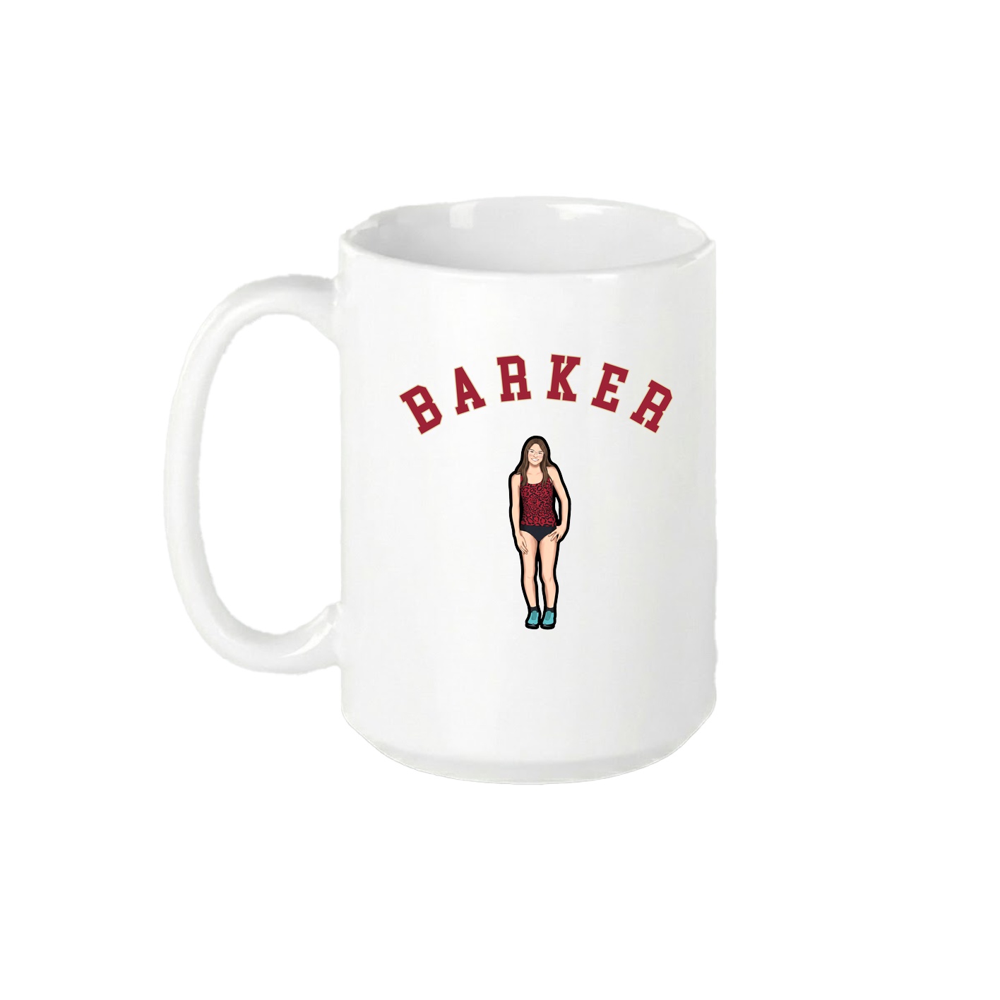 15oz Coffee Mug — Shirsey Arch in White