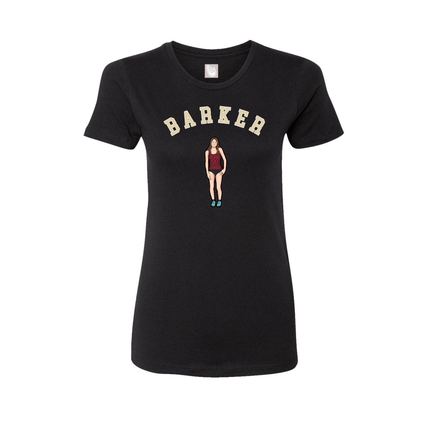 Womens Tee — Shirsey Arch in Black