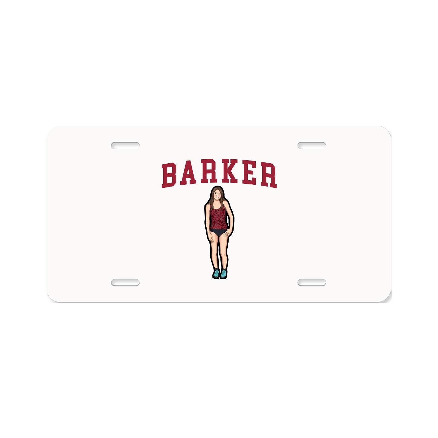 License Plate — Shirsey in Classic