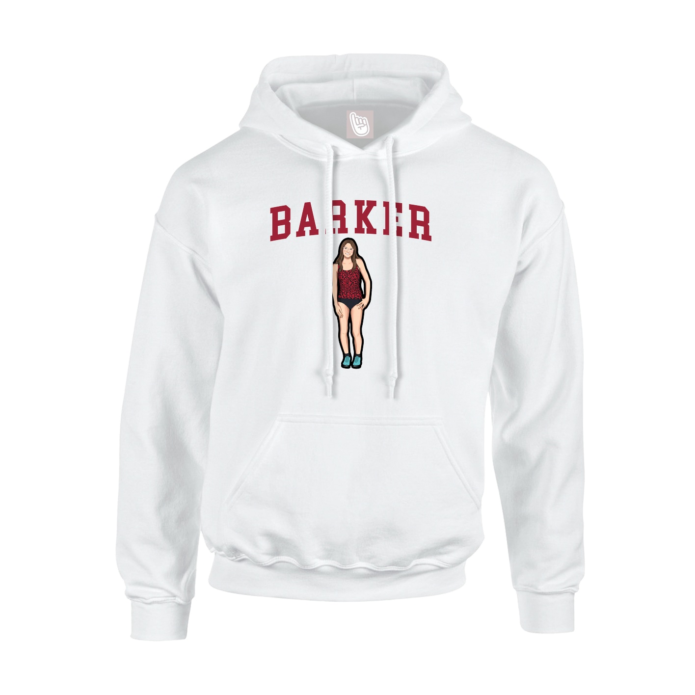 Youth Hoodie — Shirsey in White