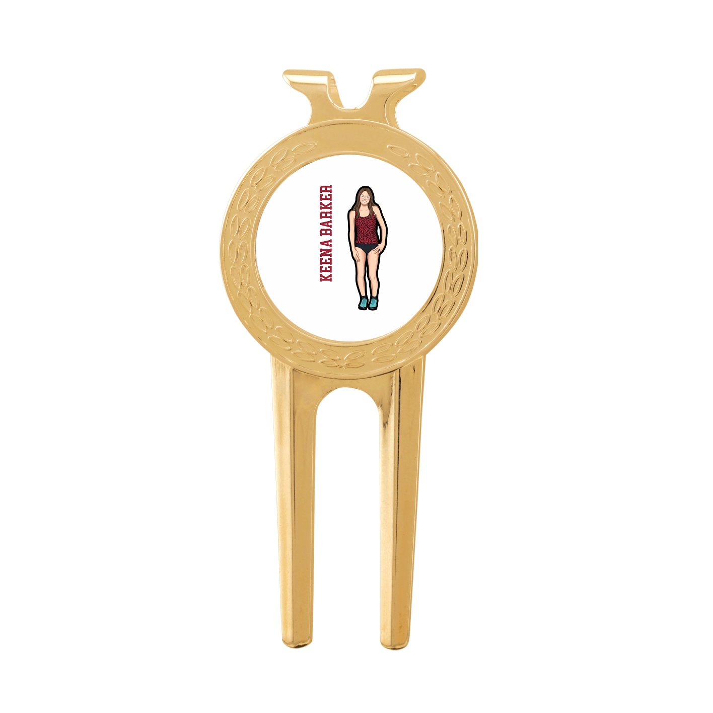 Divot Tool with Ball Marker — Name Vertical in Classic