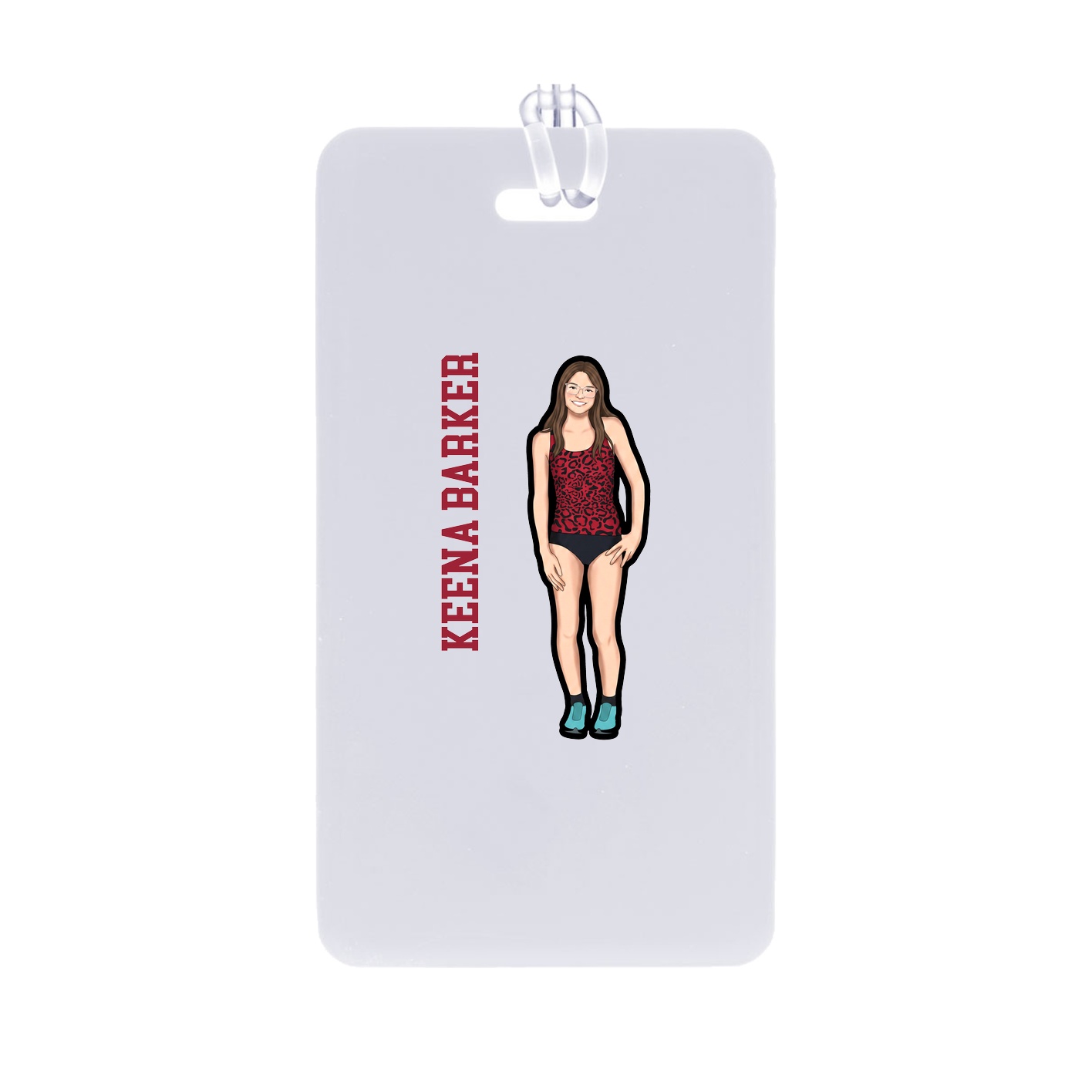 Bag Tag — Name Vertical in Classic