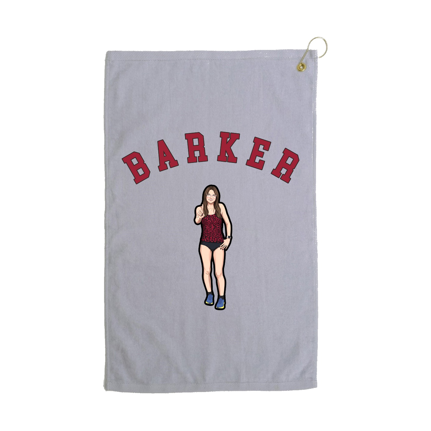 Golf Towel — Shirsey Arch in Grey