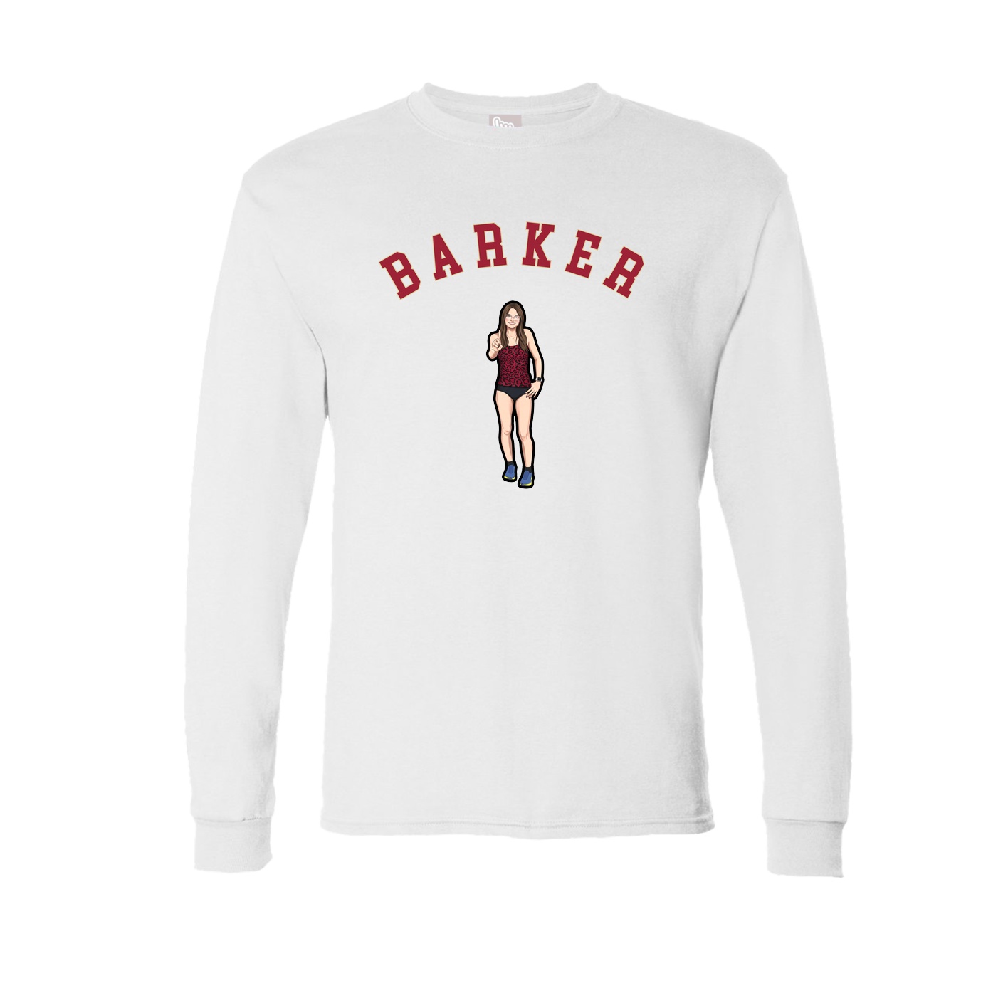 Long Sleeve Tee — Shirsey Arch in White