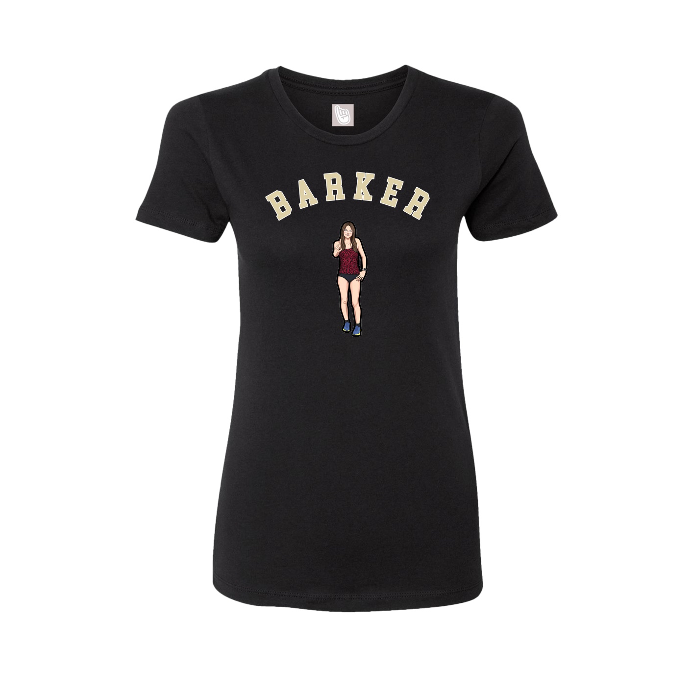 Womens Tee — Shirsey Arch in Black