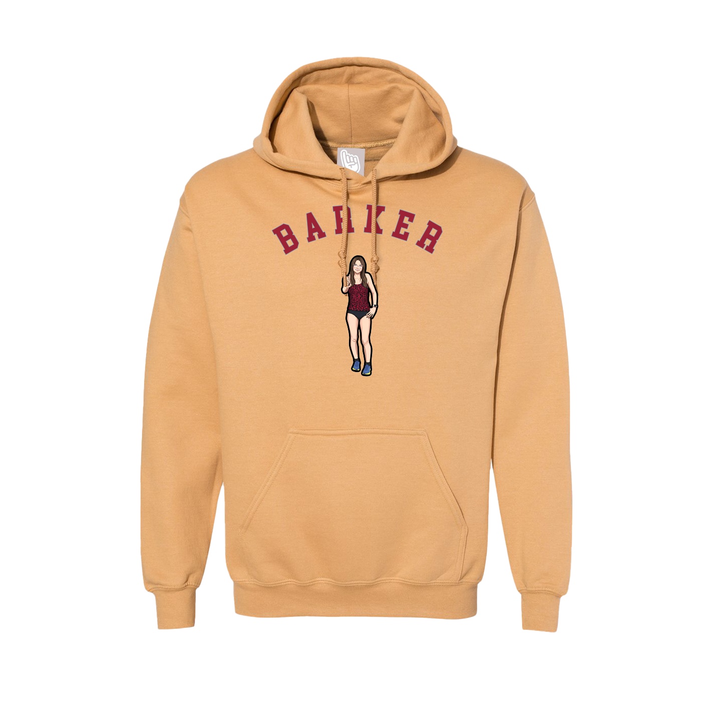 Hoodie — Shirsey Arch in Vegas Gold