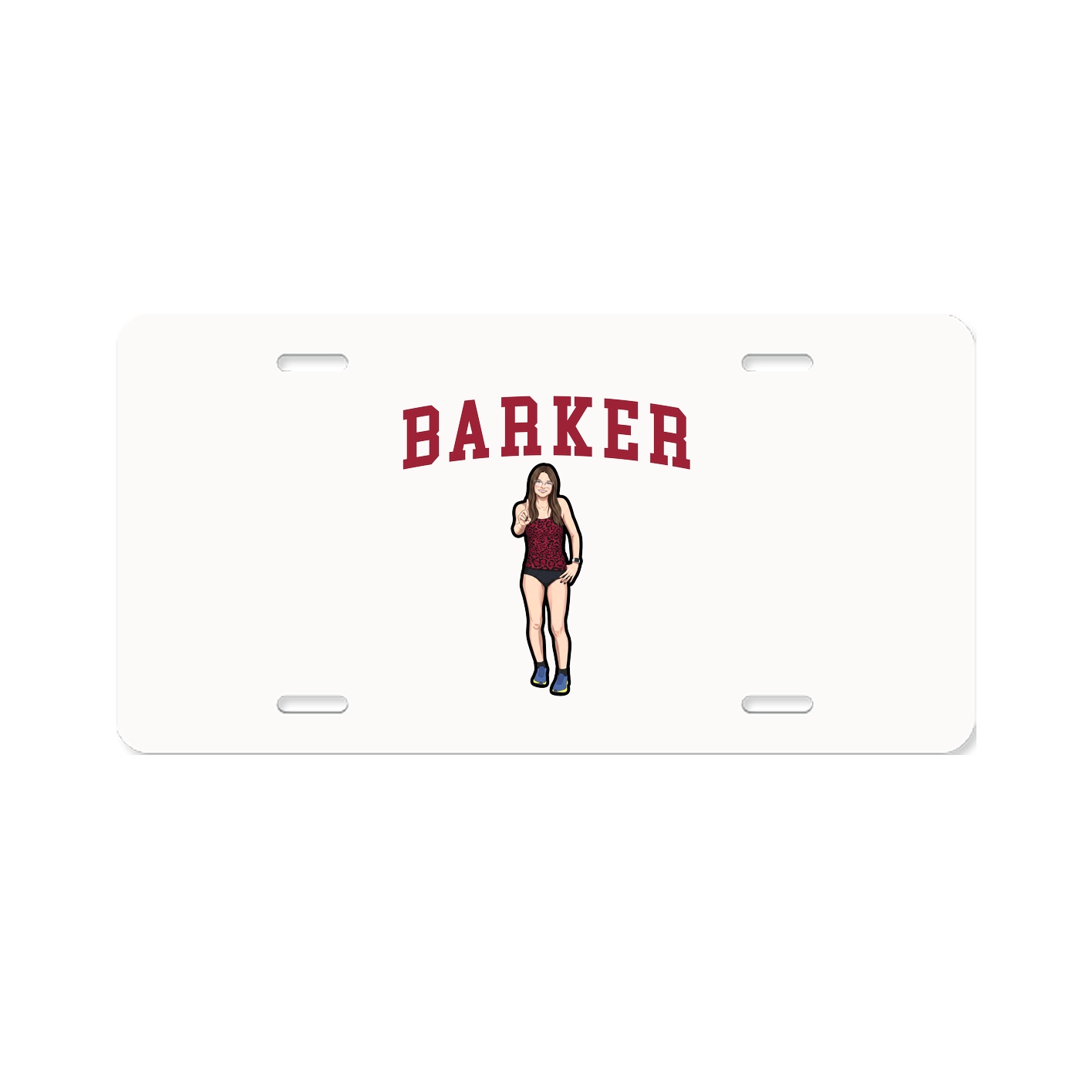 License Plate — Shirsey in Classic