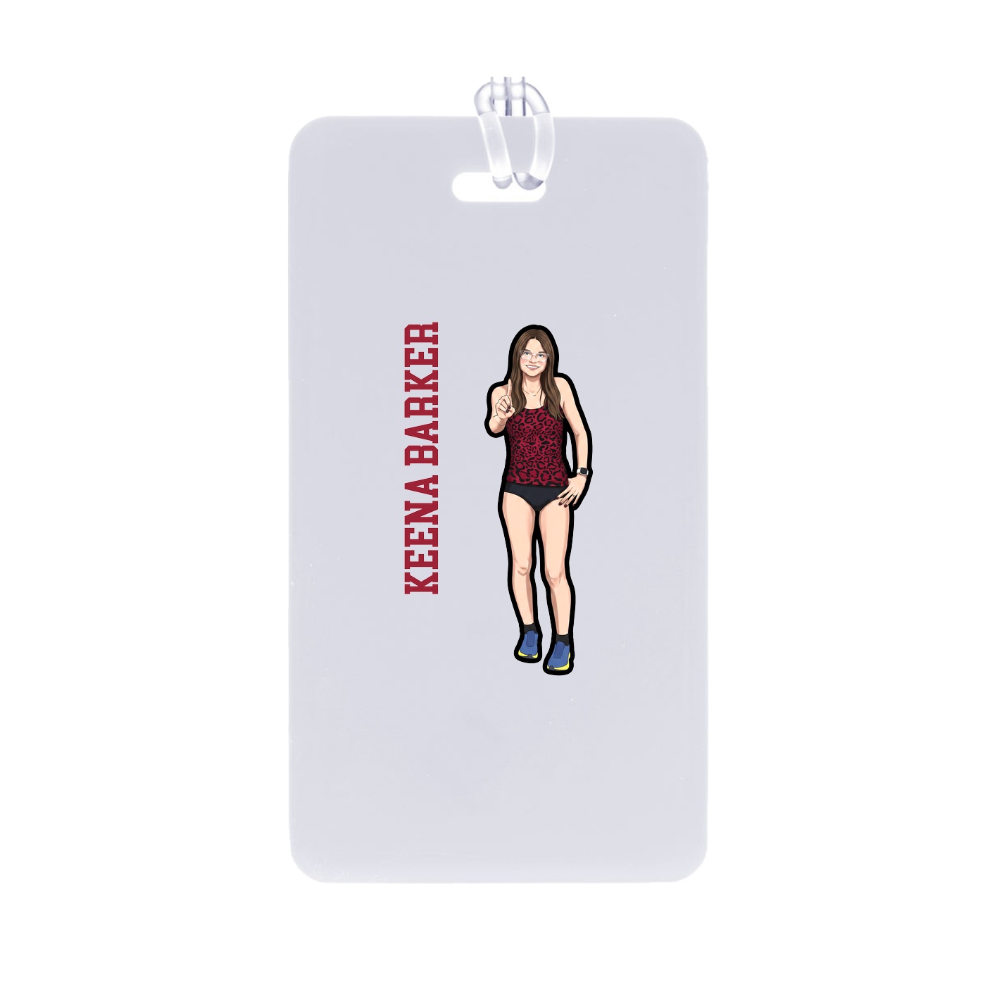 Bag Tag — Name Vertical in Classic