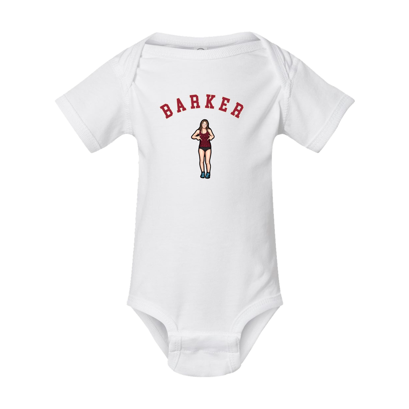 Baby Onesie — Shirsey Arch in White