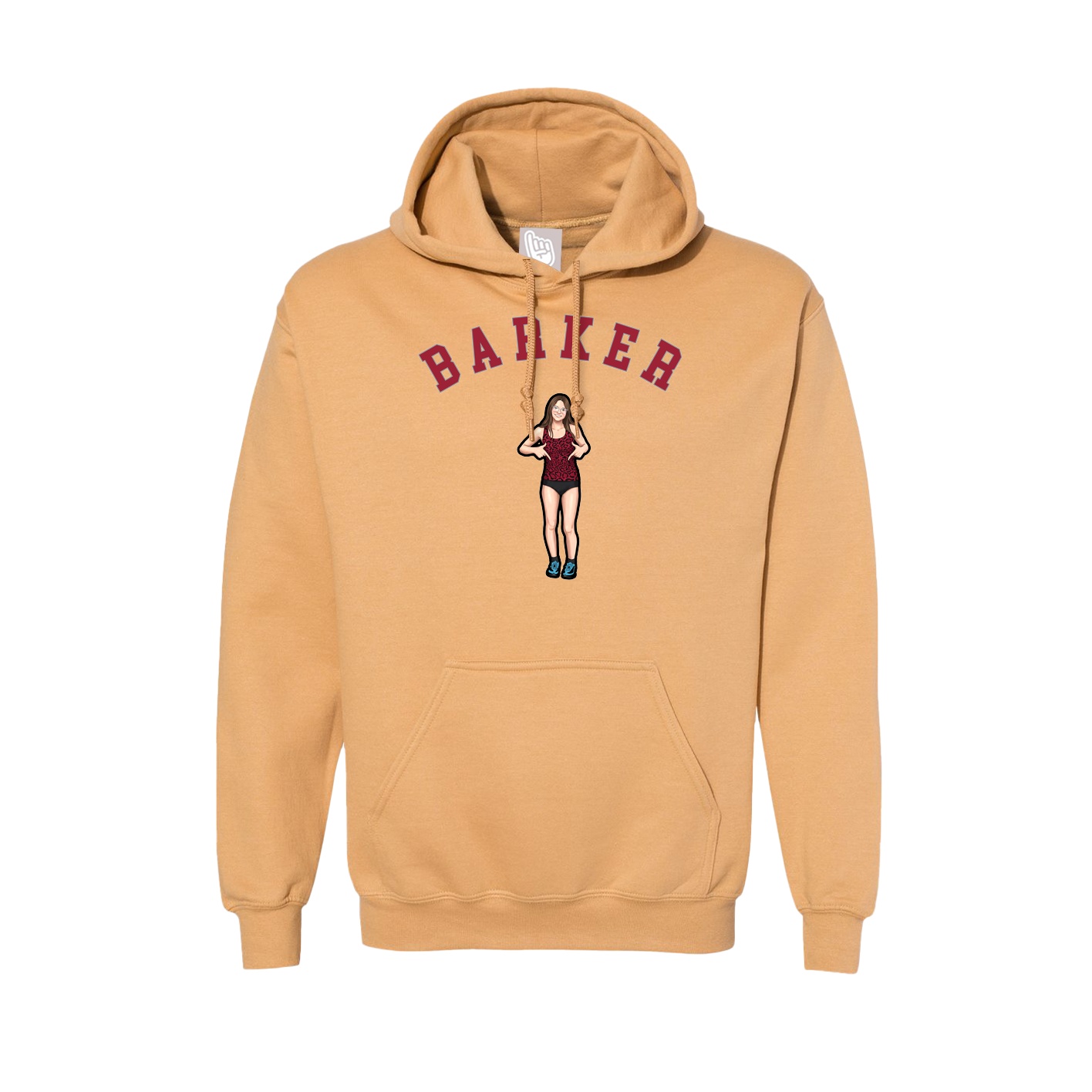 Hoodie — Shirsey Arch in Vegas Gold
