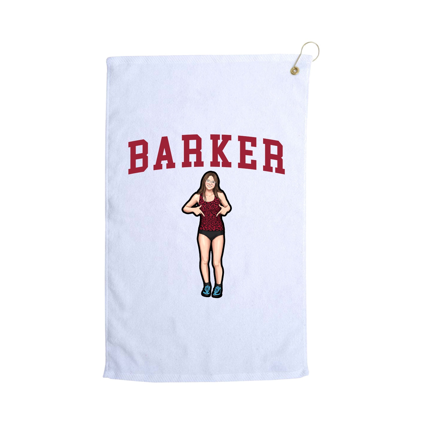 Golf Towel — Shirsey in White