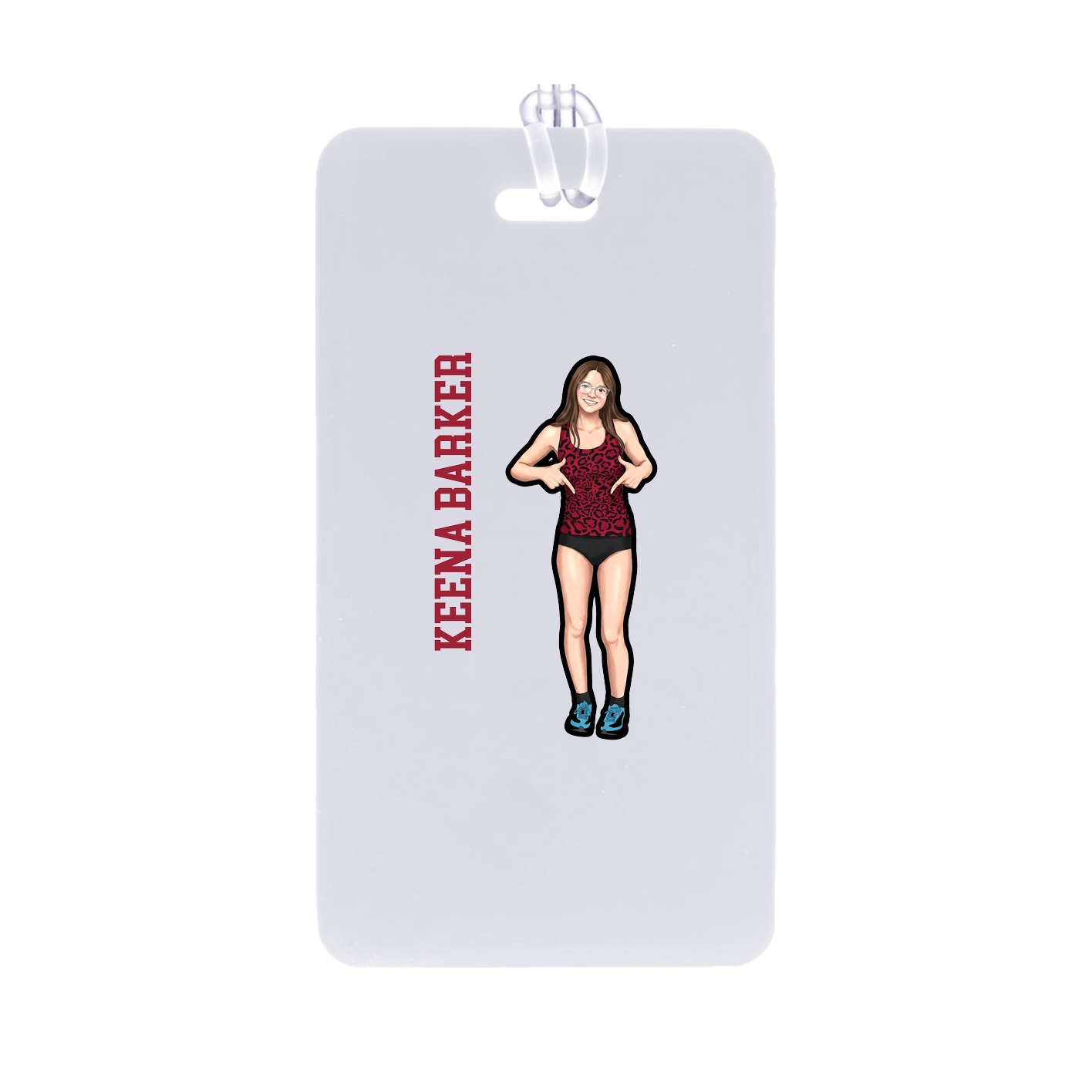 Bag Tag — Name Vertical in Classic