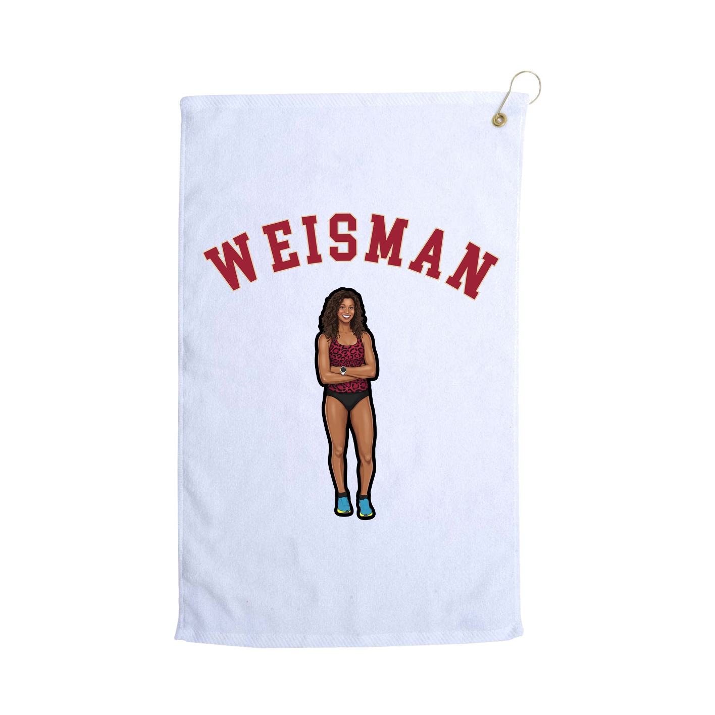 Golf Towel — Shirsey Arch in White