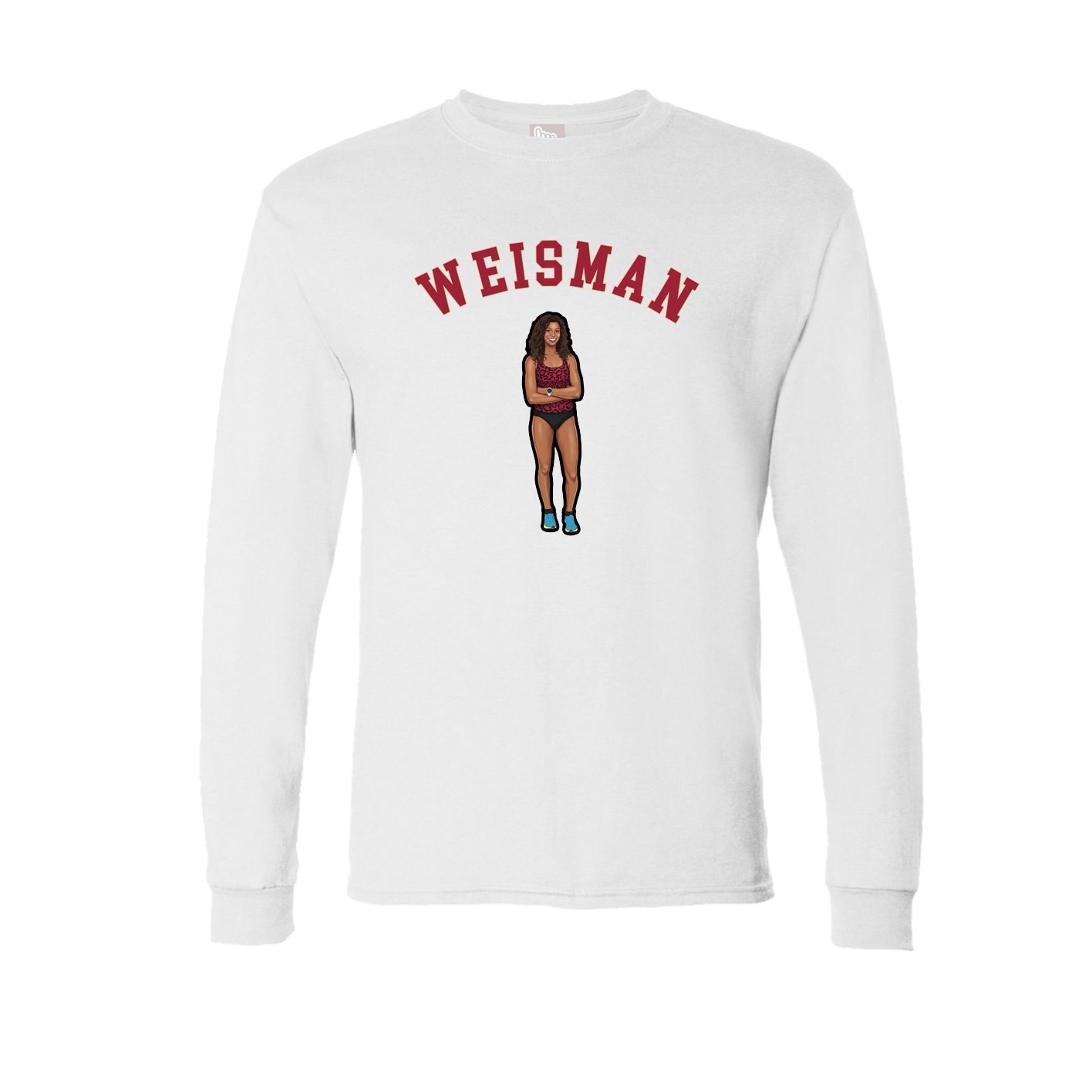 Long Sleeve Tee — Shirsey Arch in White