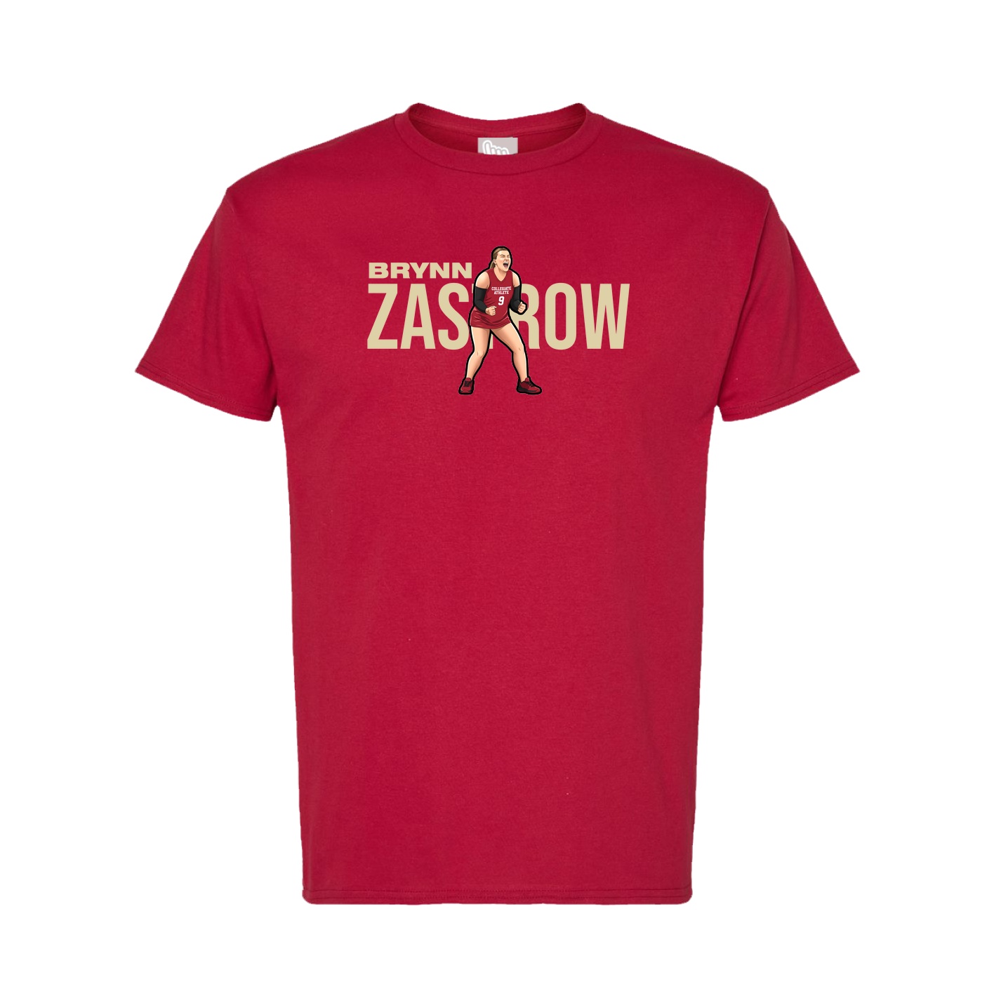 Tee — Player Name in Crimson