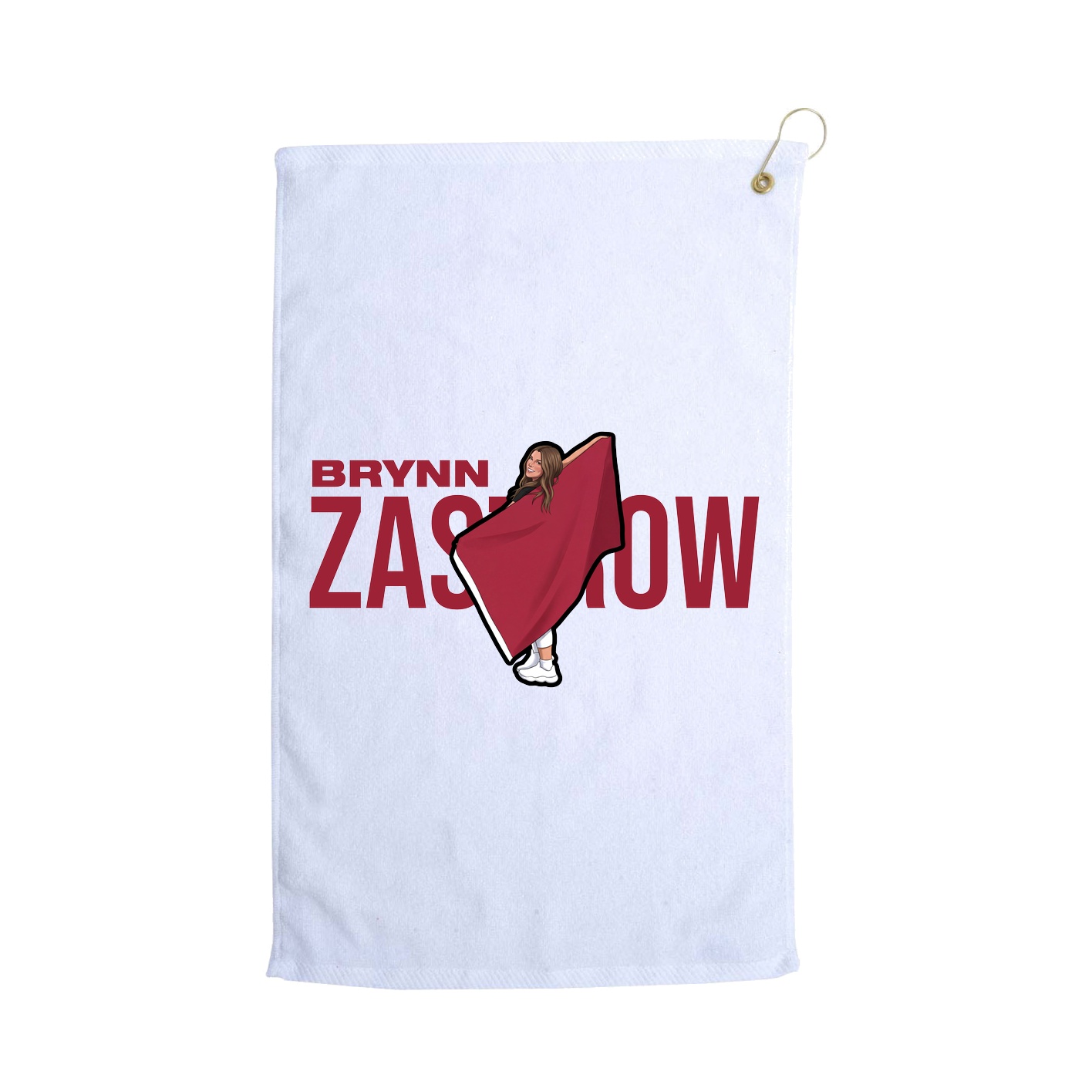 Golf Towel — Player Name in White