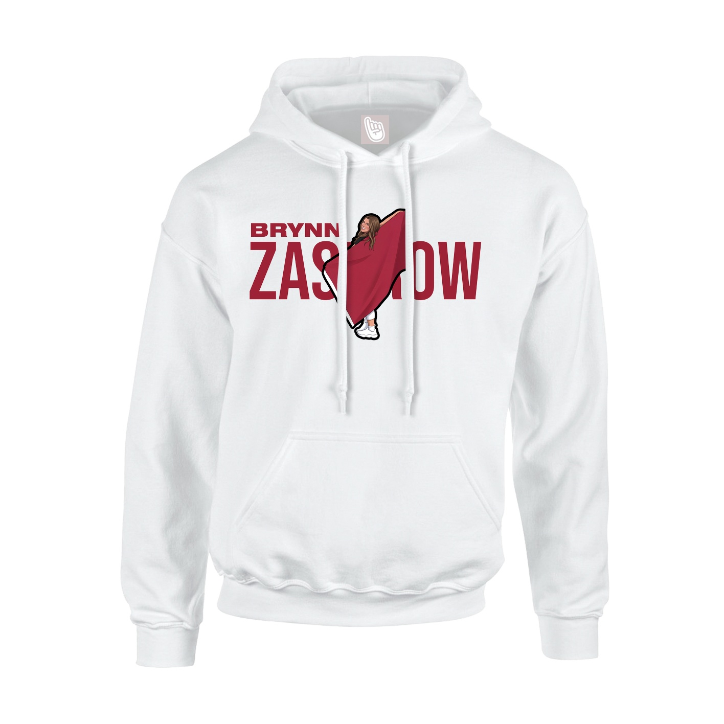 Hoodie — Player Name in White