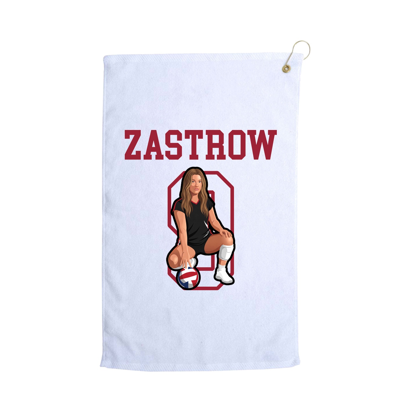 Golf Towel — Shirsey in White