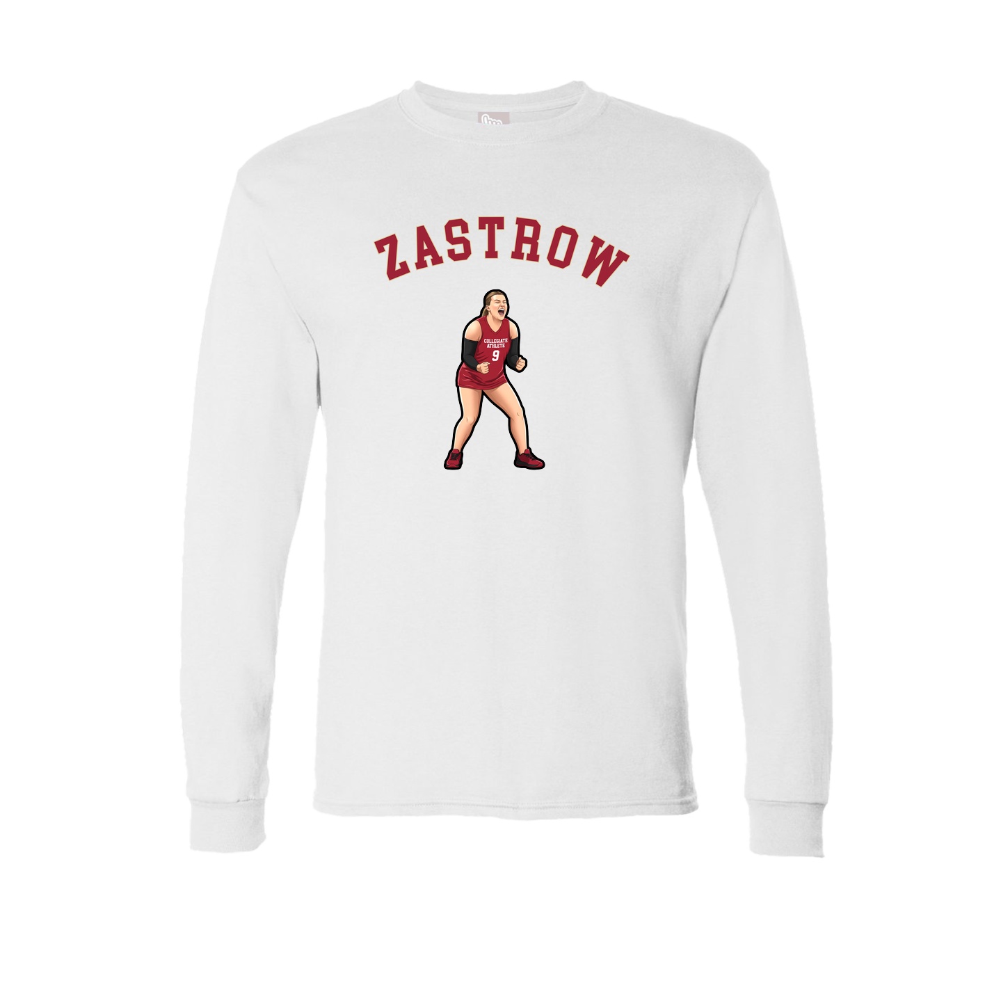 Long Sleeve Tee — Shirsey Arch in White