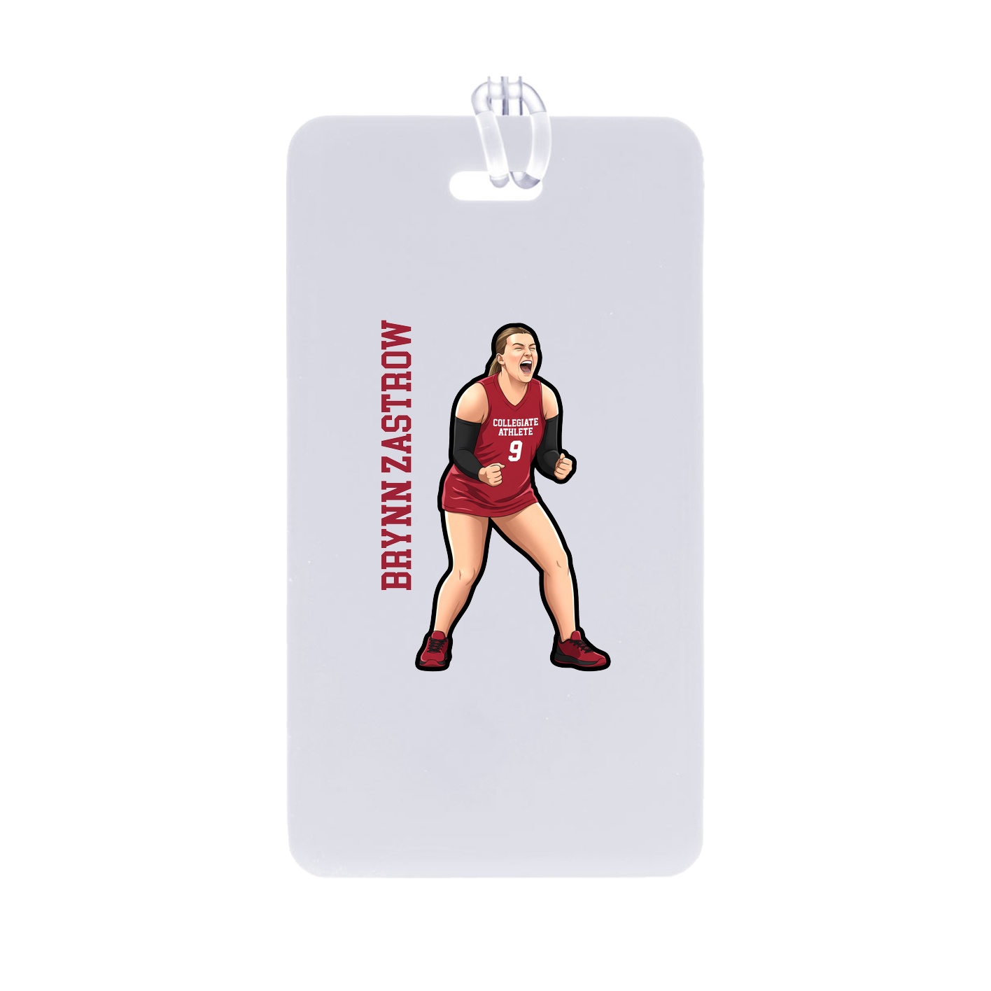 Bag Tag — Name Vertical in Classic