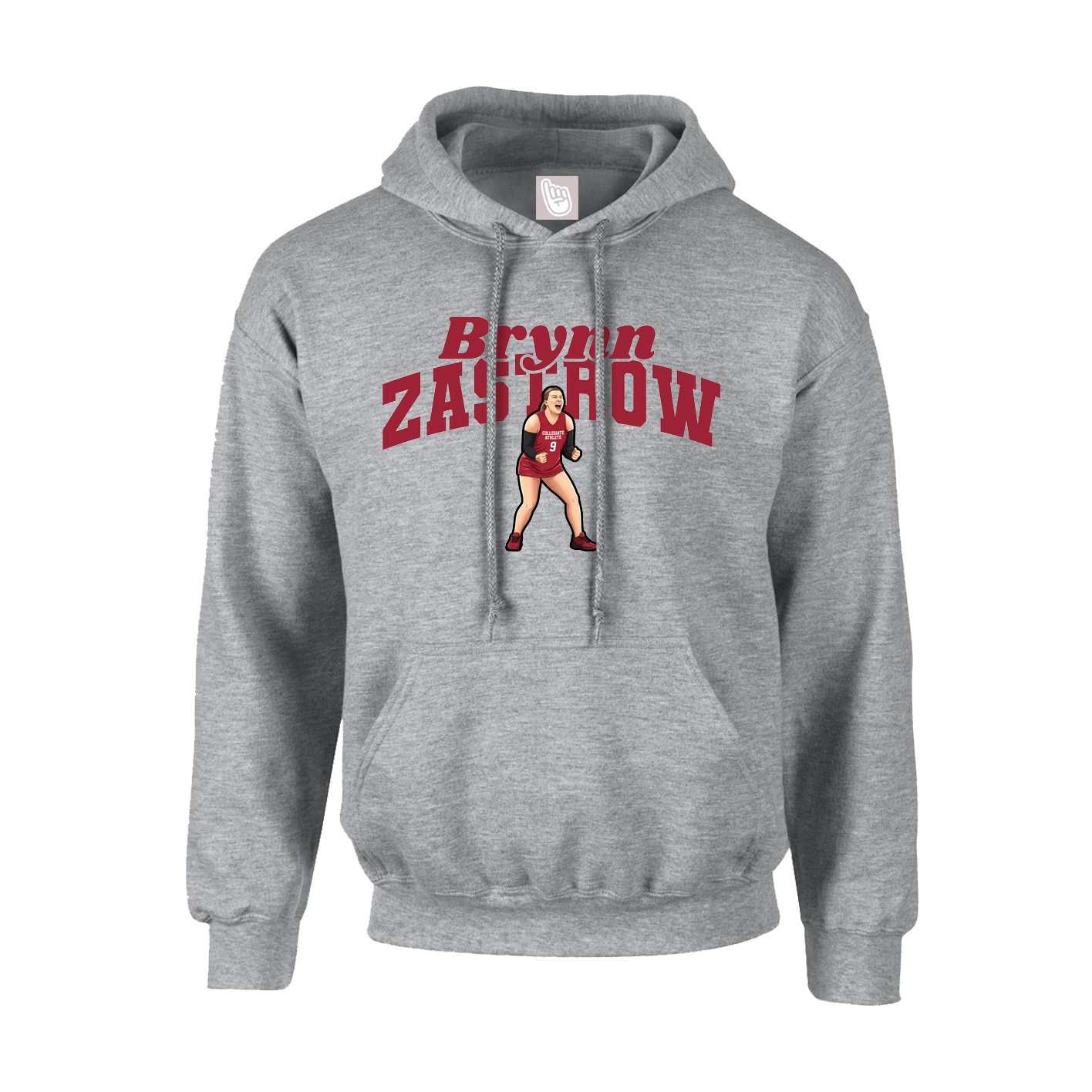 Hoodie — Signature Arch in Grey