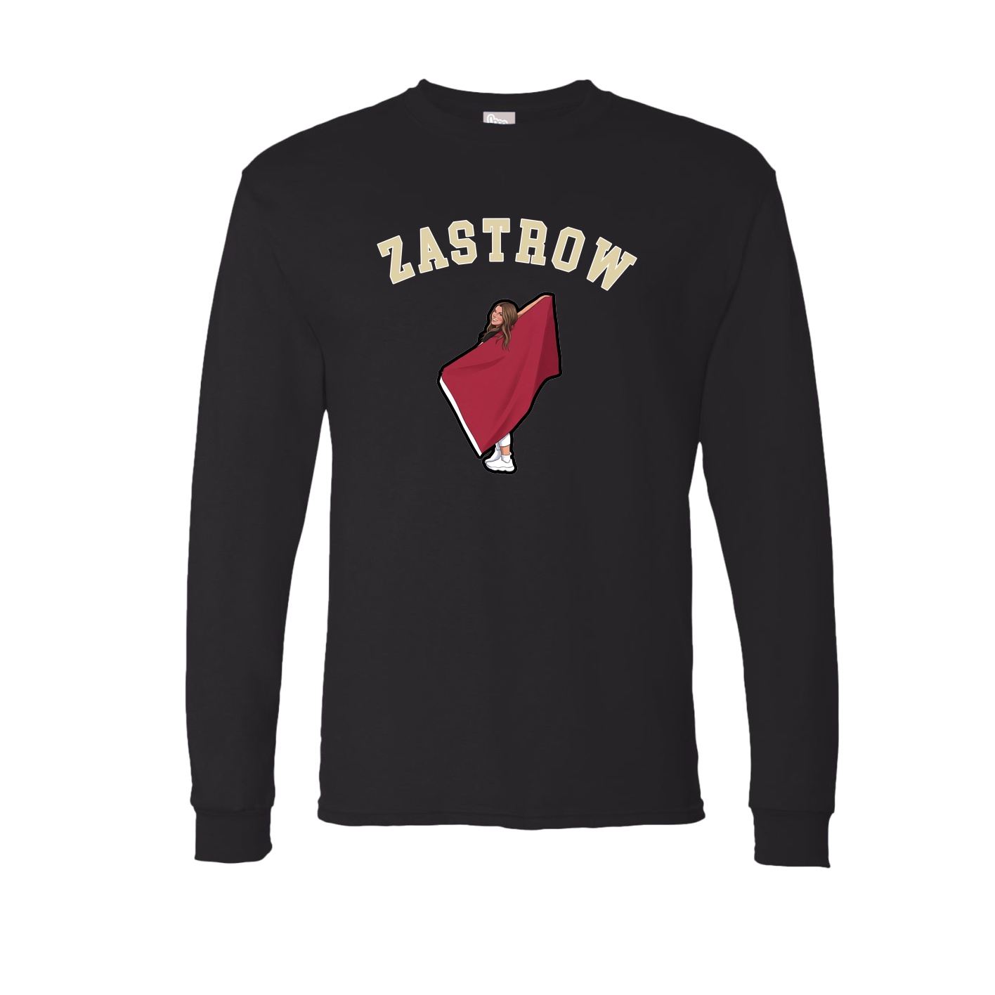 Long Sleeve Tee — Shirsey Arch in Black