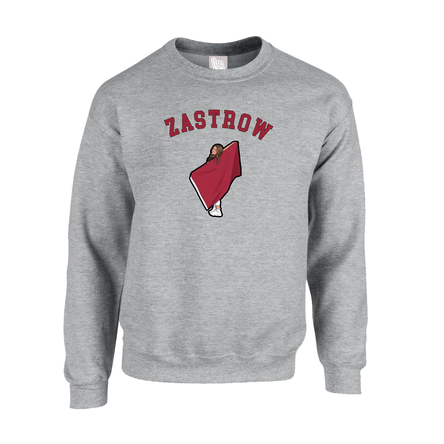 Fleece Crew — Shirsey Arch in Grey