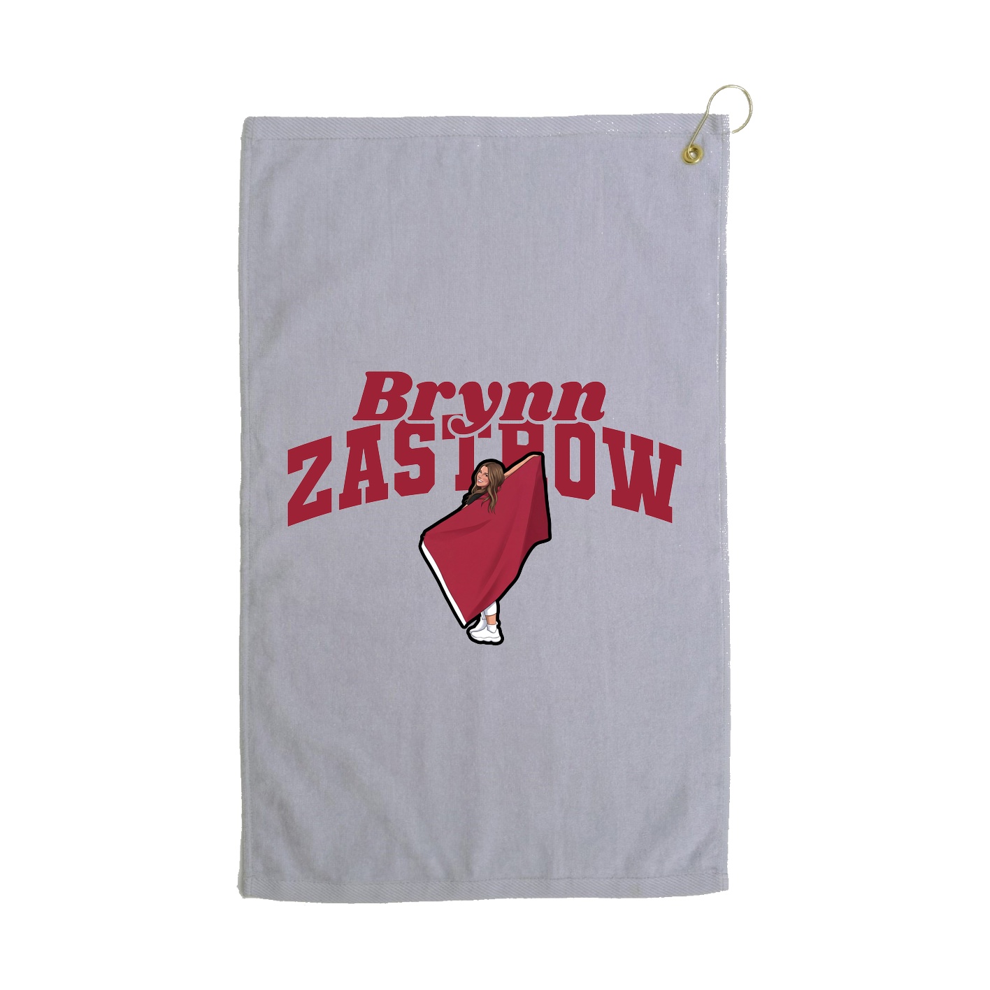 Golf Towel — Signature Arch in Grey
