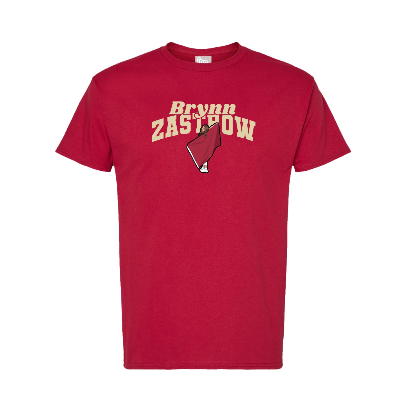 Tee — Signature Arch in Crimson