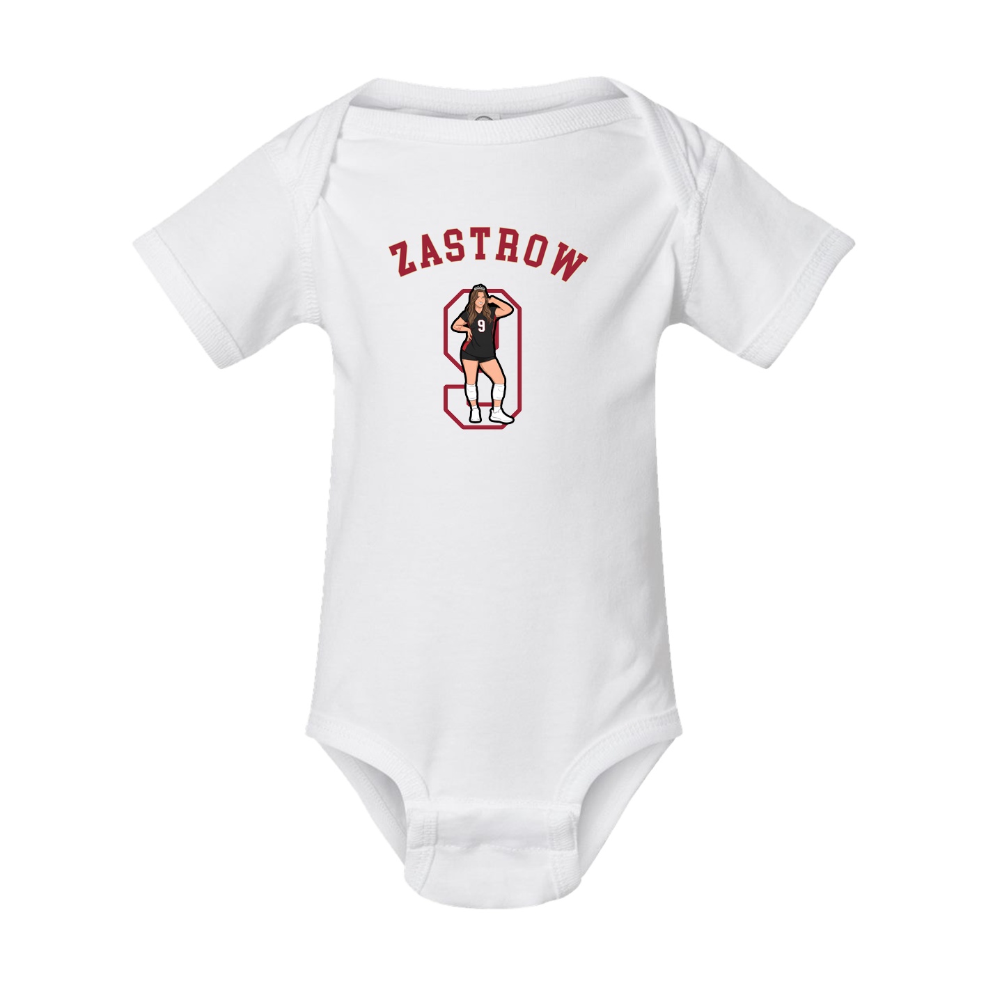 Baby Onesie — Shirsey Arch in White