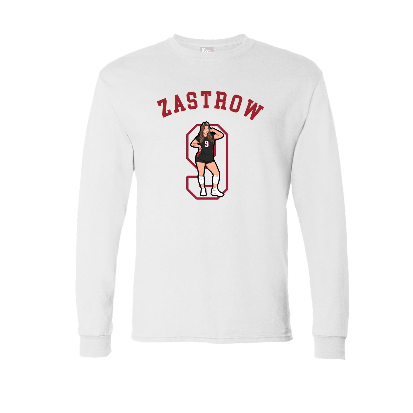 Long Sleeve Tee — Shirsey Arch in White