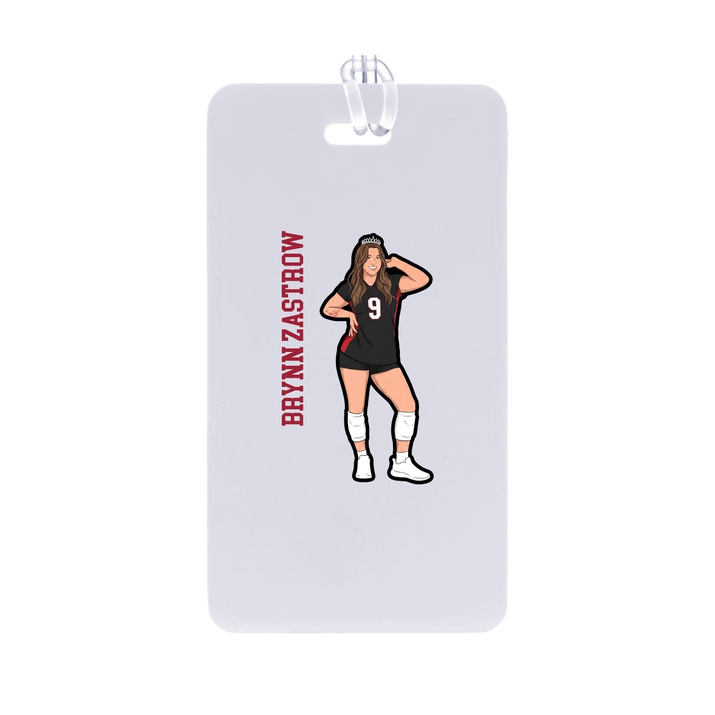 Bag Tag — Name Vertical in Classic