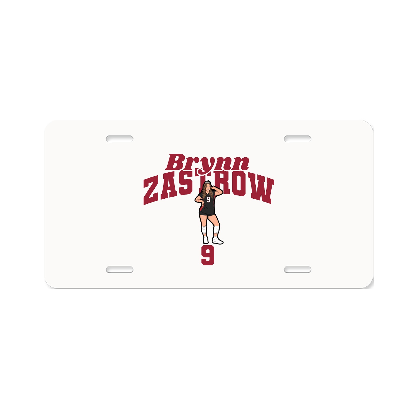 License Plate — Signature Arch in Classic
