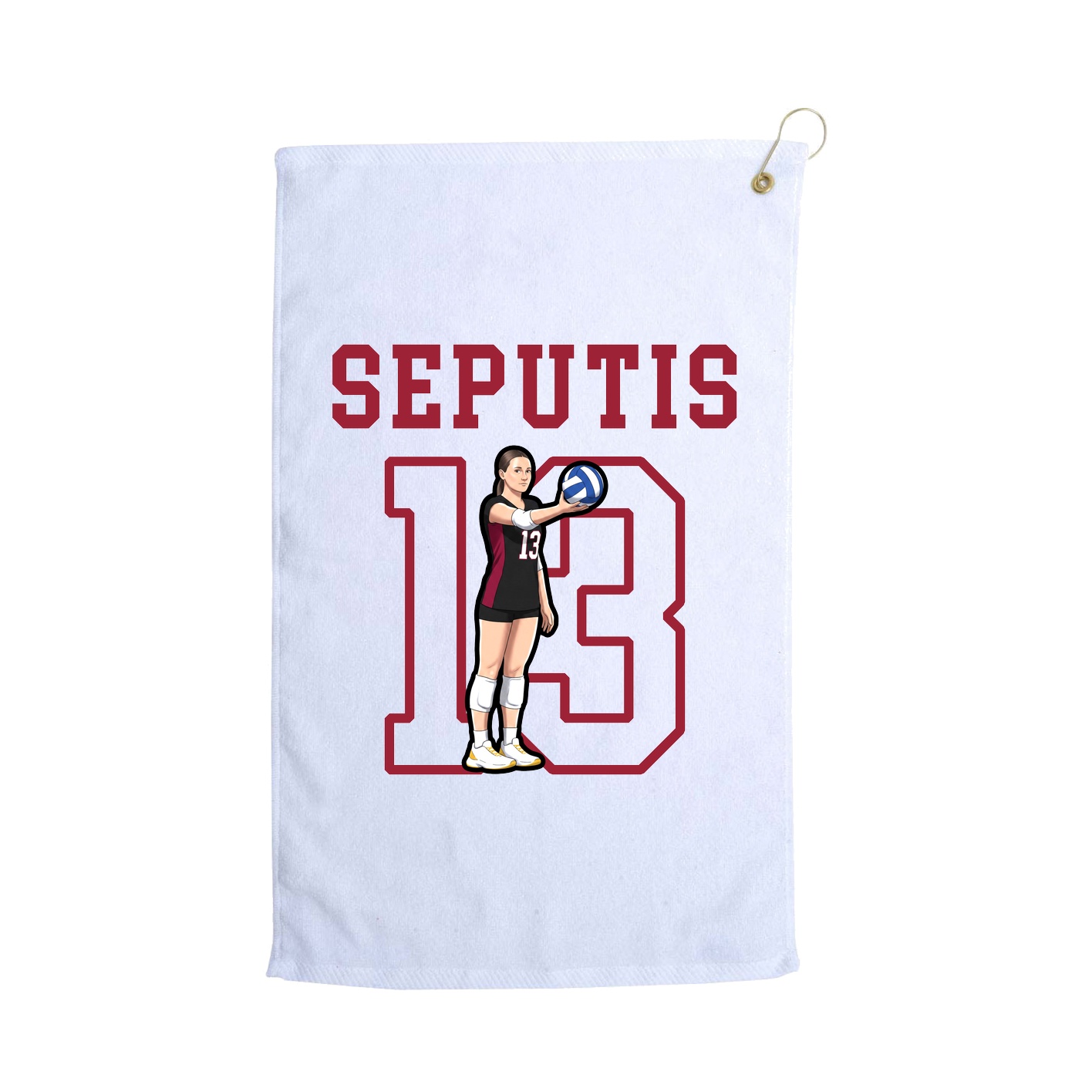Golf Towel — Shirsey in White