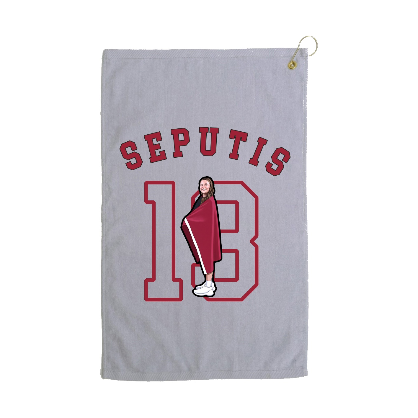 Golf Towel — Shirsey Arch in Grey