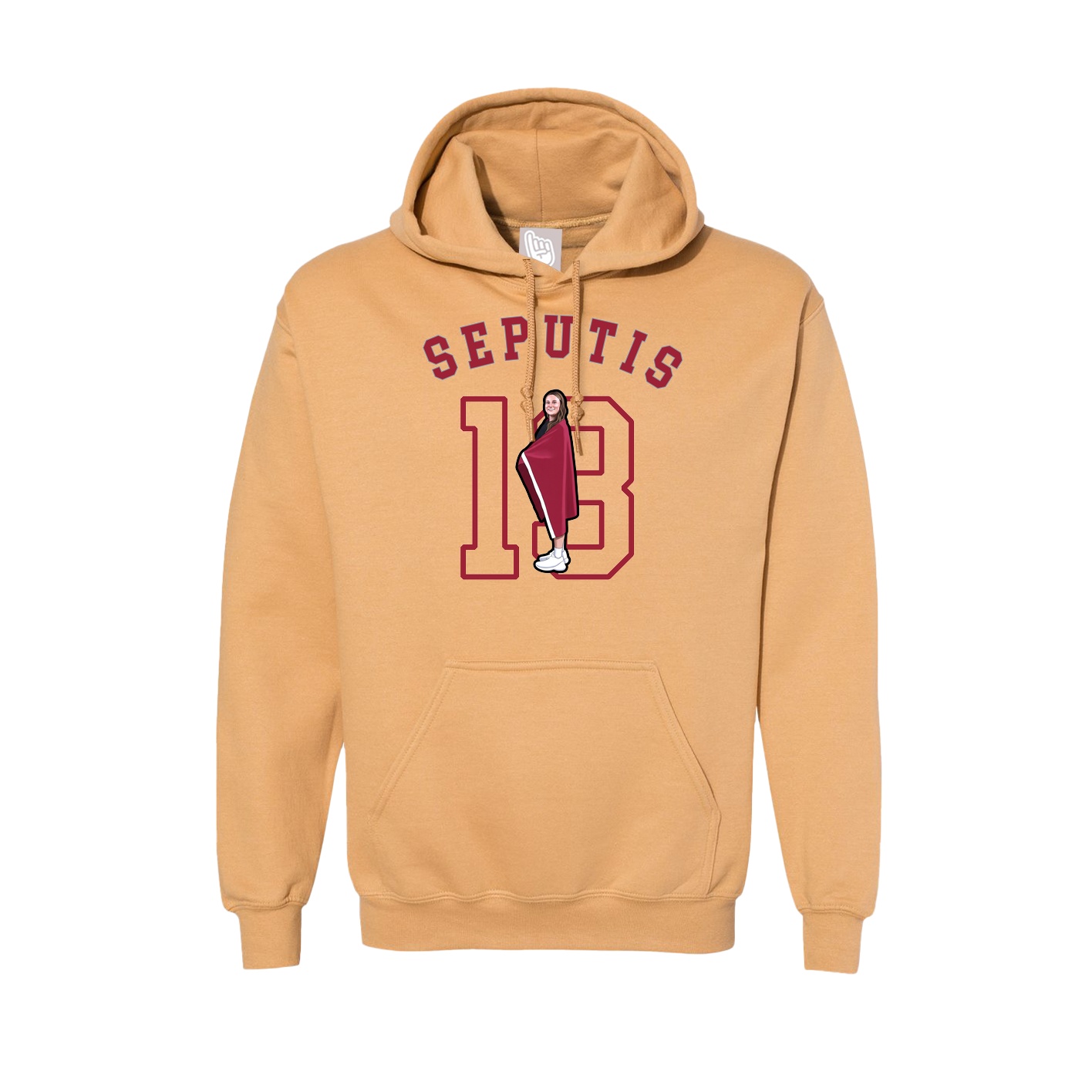 Hoodie — Shirsey Arch in Vegas Gold
