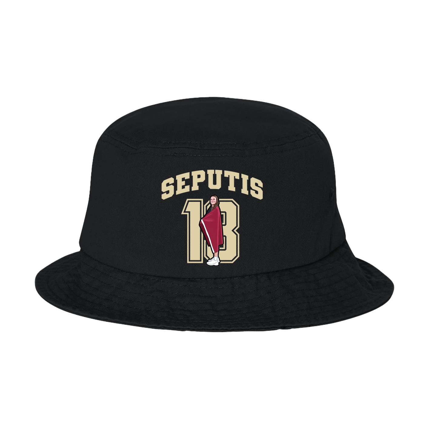 Bucket Cap — Number in Black