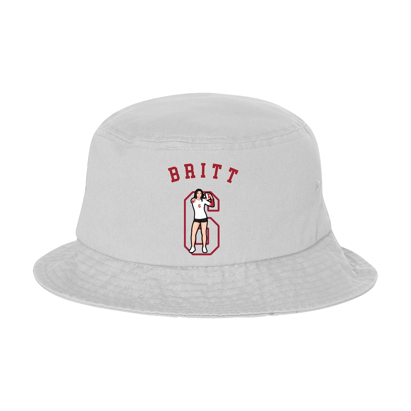 Bucket Cap — Shirsey Arch in White