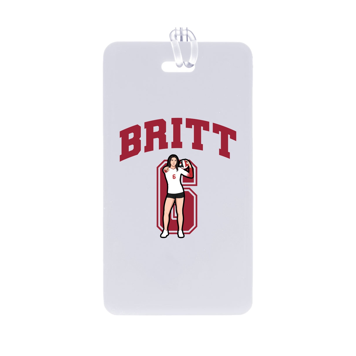 Bag Tag — Number in Classic