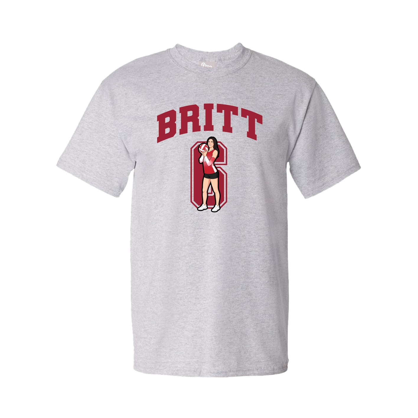 Tee — Number in Grey