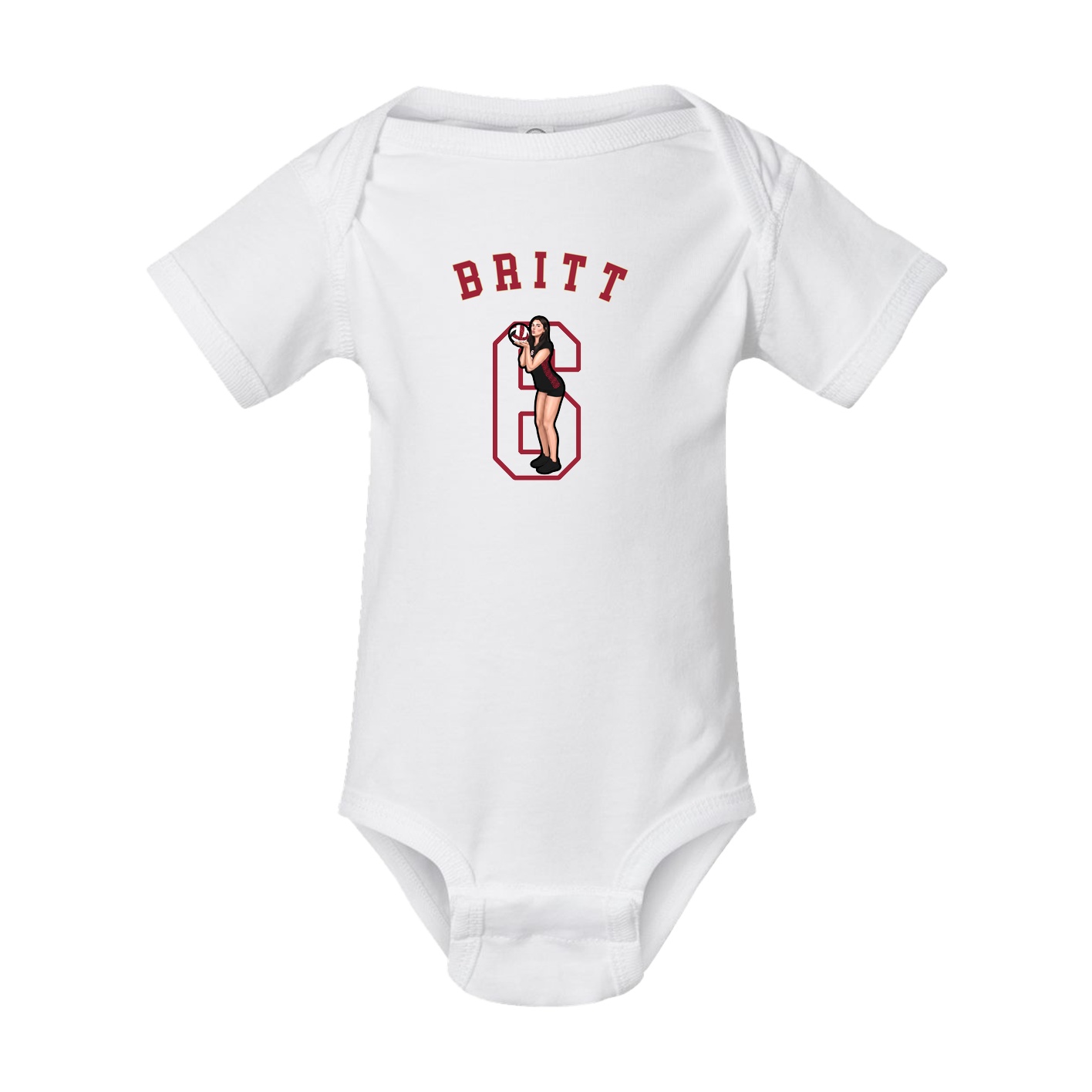 Baby Onesie — Shirsey Arch in White