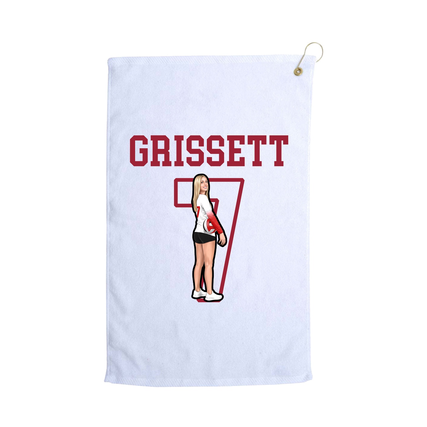 Golf Towel — Shirsey in White
