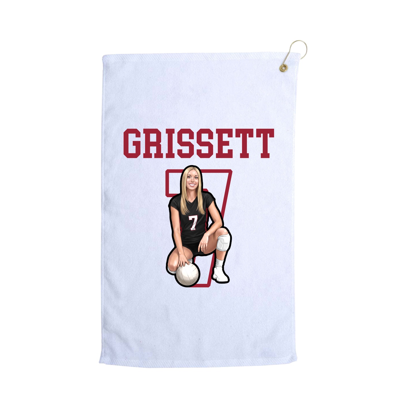 Golf Towel — Shirsey in White