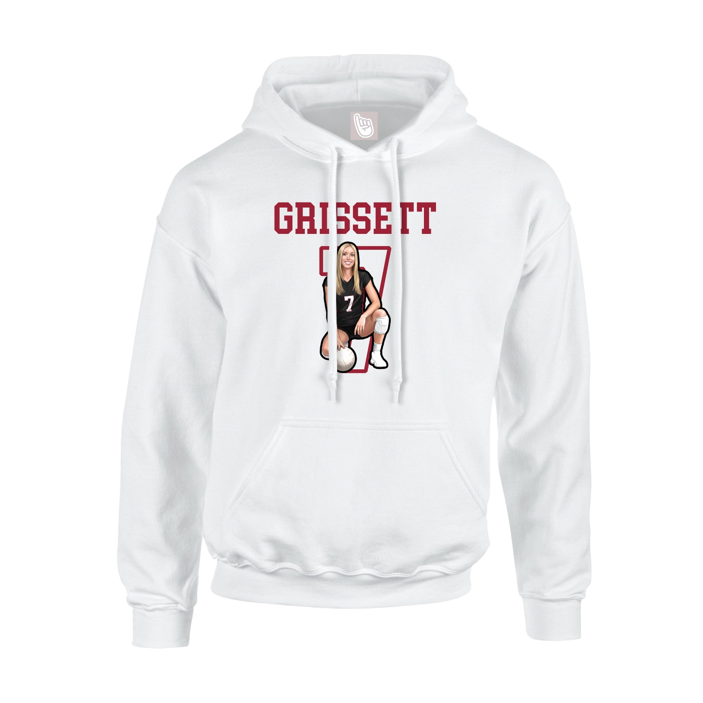 Youth Hoodie — Shirsey in White