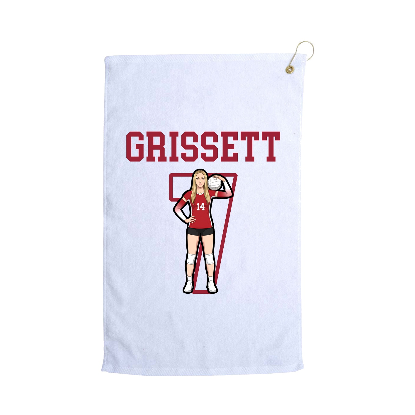 Golf Towel — Shirsey in White