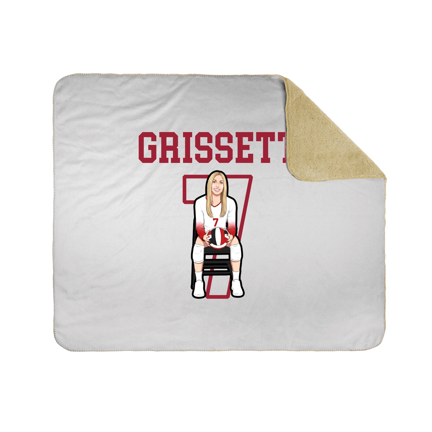 Throw Blanket — Shirsey in White