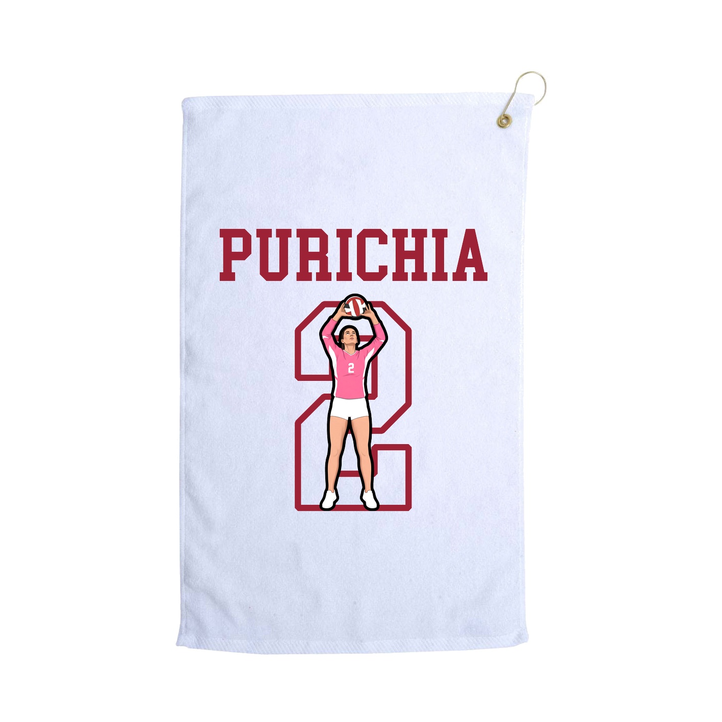Golf Towel — Shirsey in White